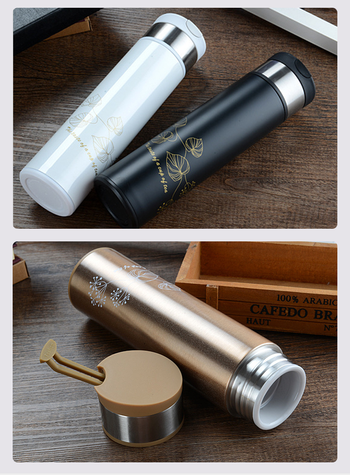 17oz Double Wall Vacuum Insulated Stainless Steel Water Bottle Travel Coffee Mug