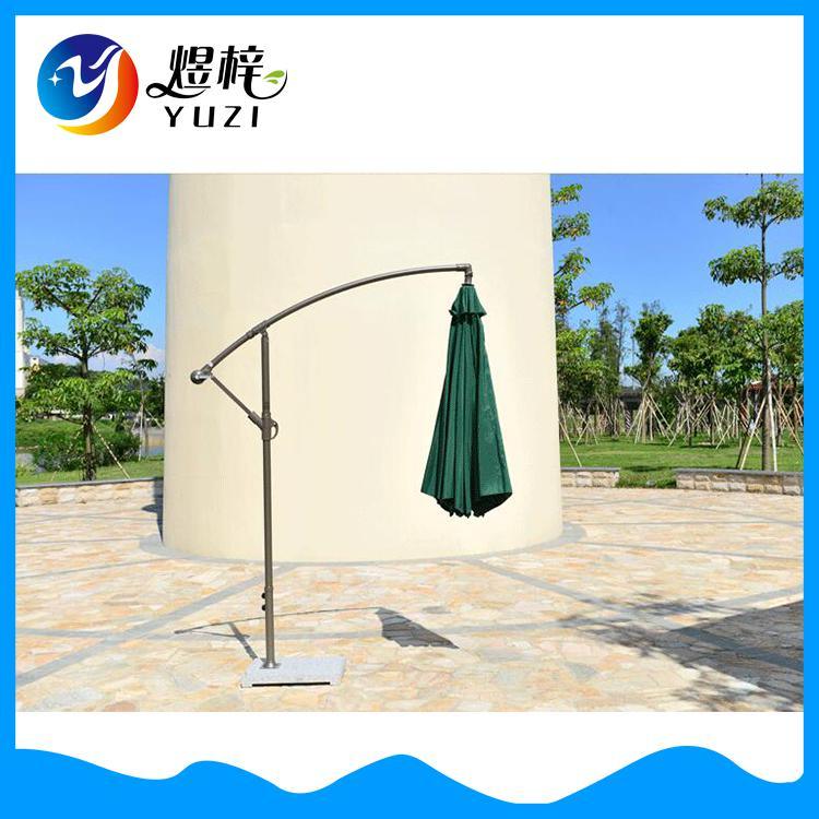 Outdoor 10FT Banana Umbrella Cantilever Hanging Garden Umbrella