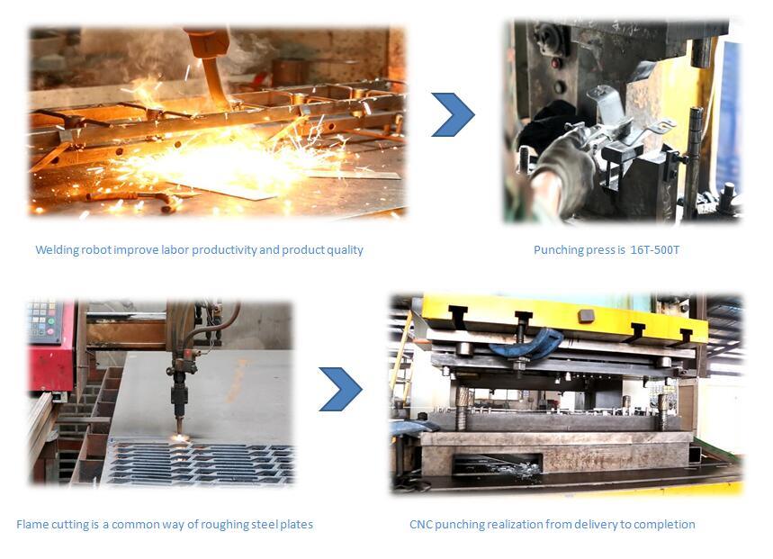 Construction Stamping and Welding Carbon Steel Shelf Tube