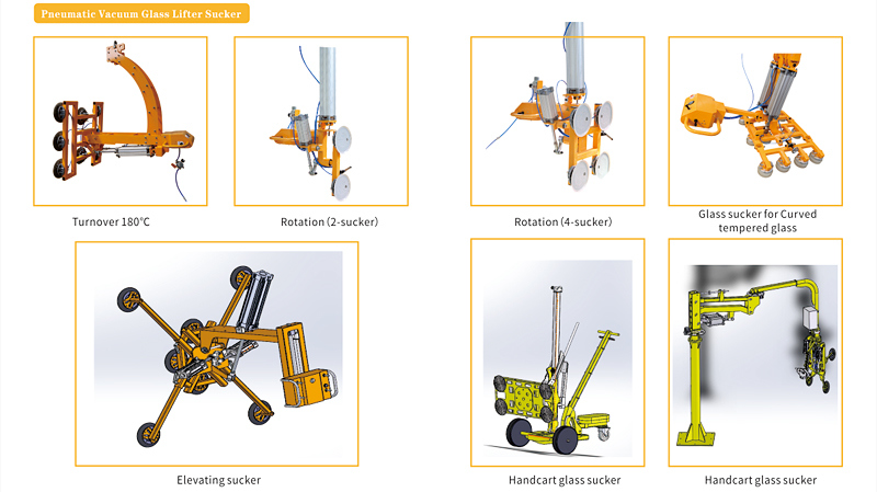 Electrical Powered Outdoor Large Glass Movement Glass Lifter Sucker