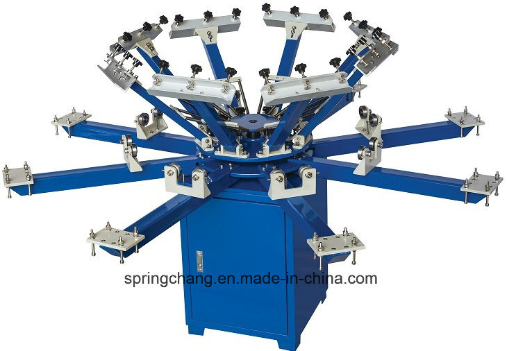 Spm Series Manual Rotary T-Shirt Printing Machine