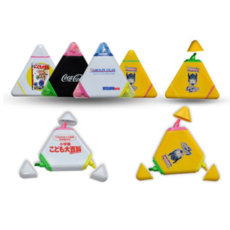 Mini 4 in 1 Cross Shape 4 Color Highlighter Pen, Promotional Gift Highlighter Pen