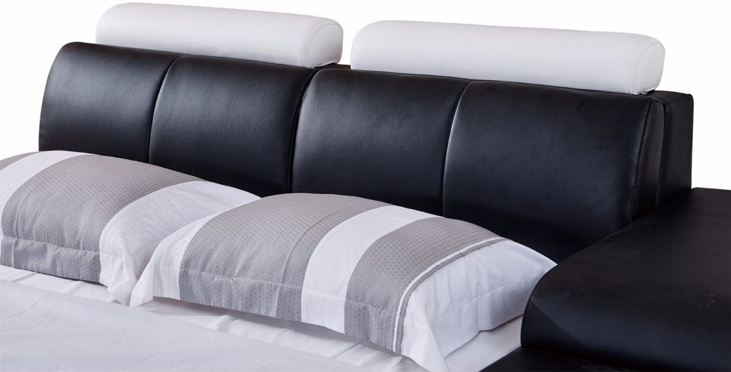 Bedding Furniture Contemporary Leather Bed for Home