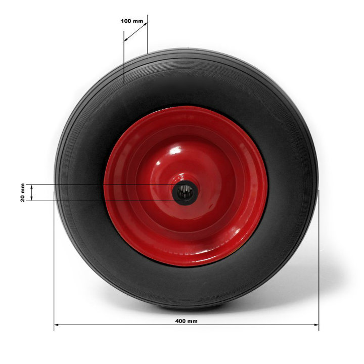 4.80/4.00-8 Solid PU Foam Wheel