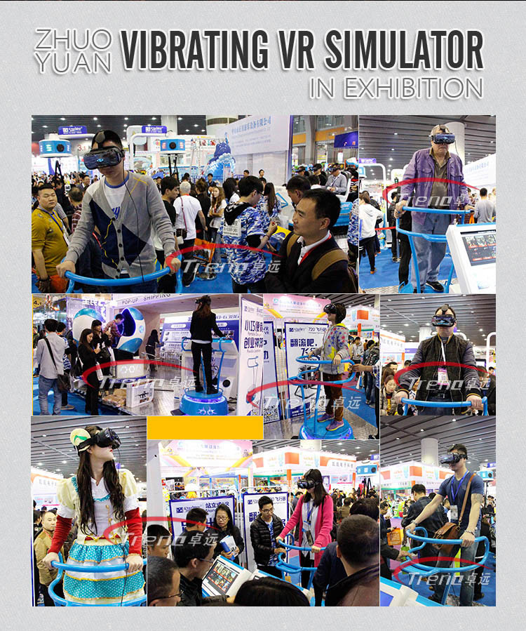 Vr Simulator with Oculus Helmets for Amusement Park Equipment