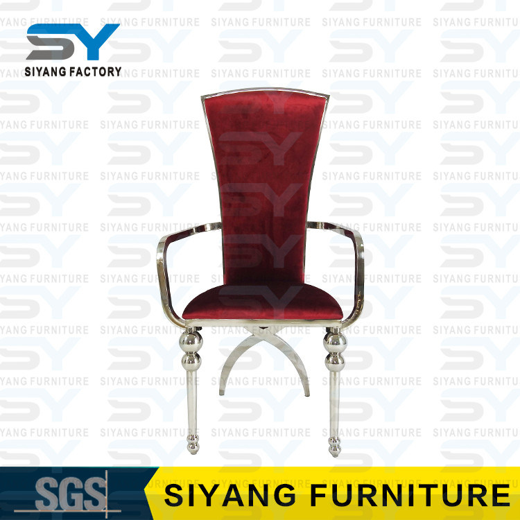 Hotel Furniture Banquet Chair Luxury Dining Chair Red Dinner Chairs