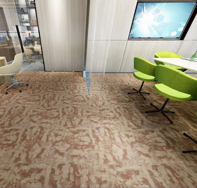 Newly 50X50cm Fireproof Commercial Nylon Carpet Tile for Office Home Hotel Mansion Use