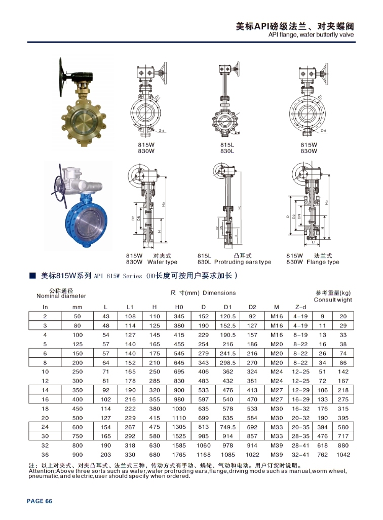 China API Series Lug Type High Performance Butterfly Valve