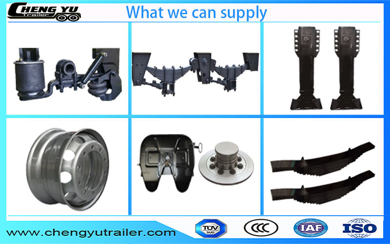 Semi Trailer Drop Center Rear Axle by Manufacturer