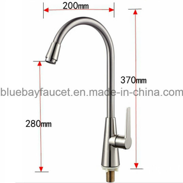 New Sale Single Handle Hole Brass Chrome Mixer Kitchen Sink Tap Faucet