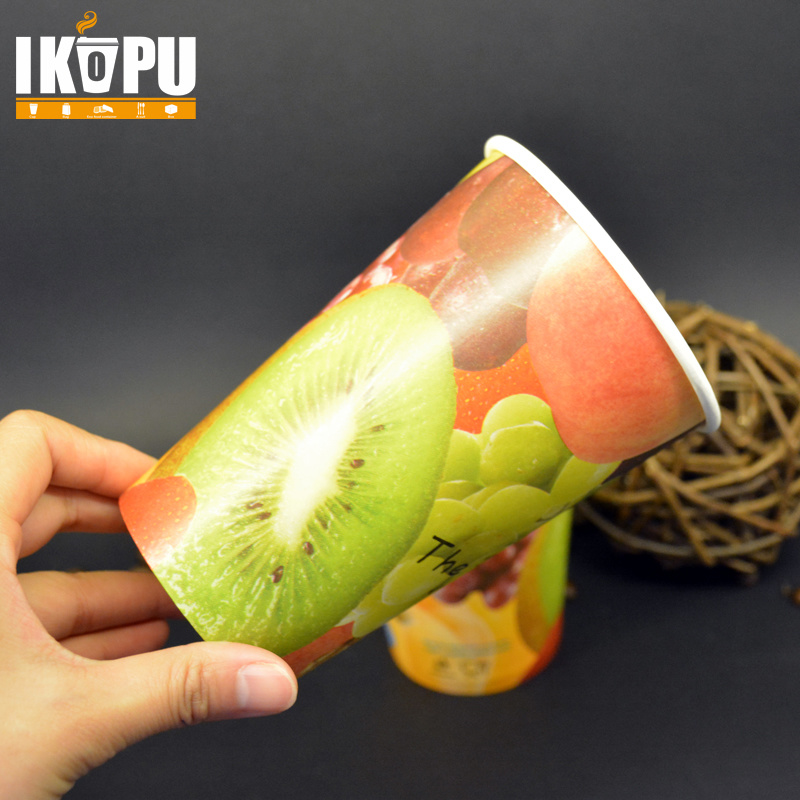 Cold Drink Paper Cup with Double PE