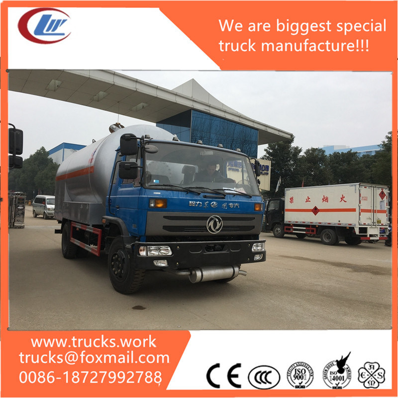 20m3 Dongfeng 8X4 Refilling Dispenser LPG Tank Truck for Sale