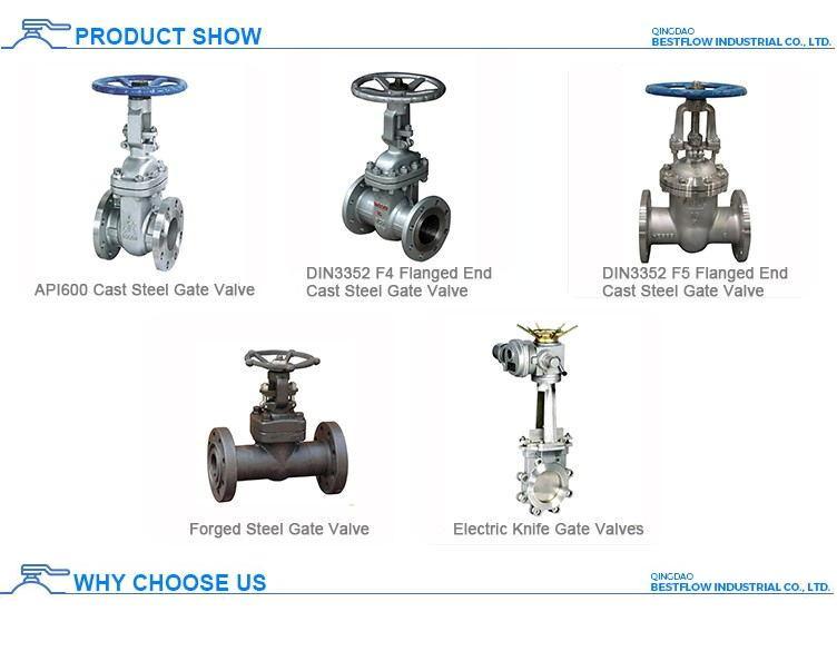 High Quality Handle Lever Carbon Steel Flanged Gate Valve Dn100