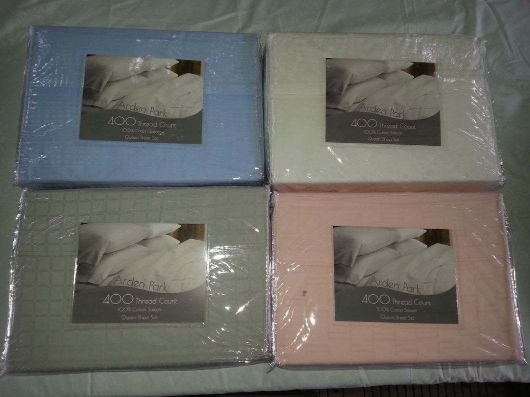 100% Organic Cotton 300thread Count Dobby JacquardÂ  Sheet Set Bed LinensÂ  Mixted DesignsÂ 