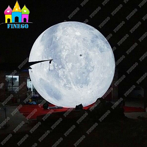 Advertising Outdoor Airblowing LED Moon Lighting Mars for Park Decoration