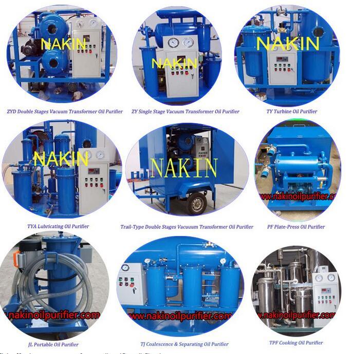 Import Parts on-Line Transformer Oil Purification