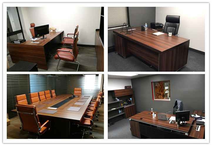 China Factory Custom Made V Shape Conference Table for Meeting Room Furniture