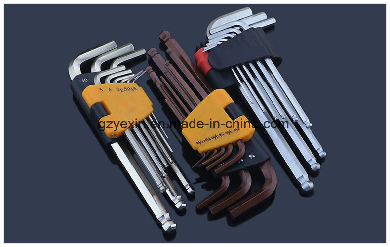 Hand Tool Set Power Tool Set Trox Key Set Allen Key Set with High Quality