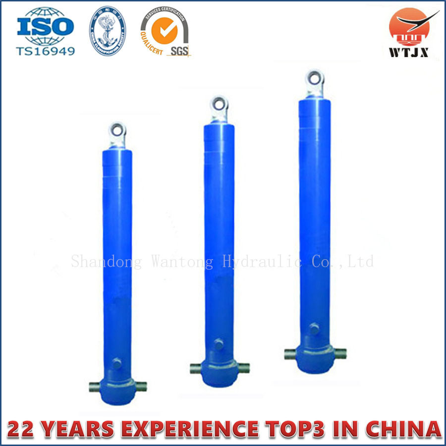 Front-End Telescopic Hydraulic Cylinder with Piston Eye for Dump Truck