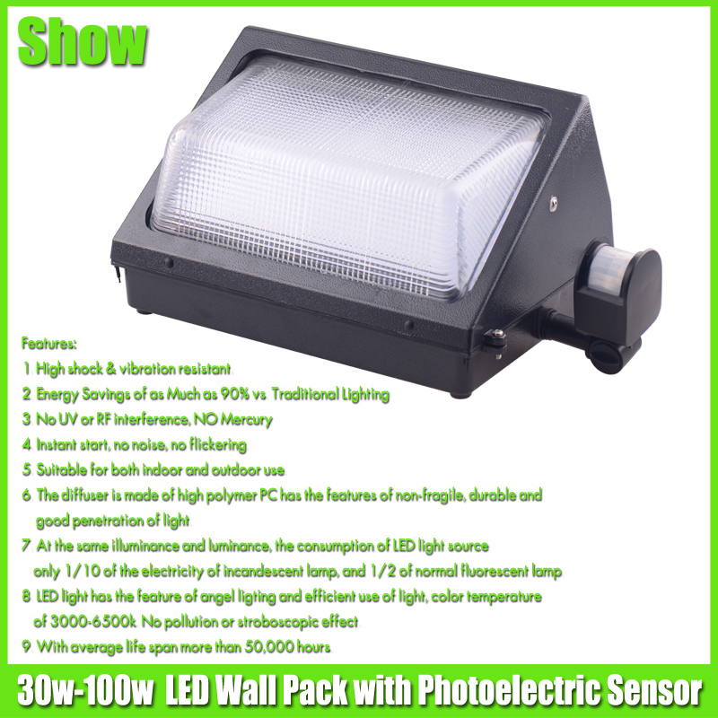 Bbier Energy Saving Cool White 30W LED Outdoor Wall Lamps