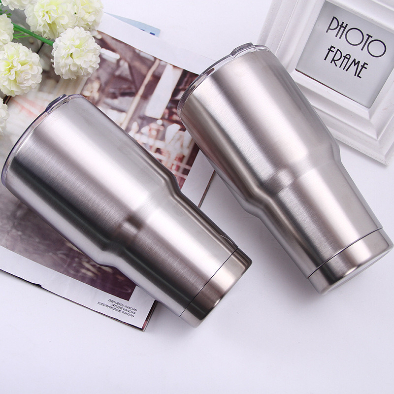 Twin Wall Insulated Inox Water Tumbler Vacuum Coffee Tumbler Stainless Steel Water Cup 30oz Metal Travel Water Mug Thermos Cup