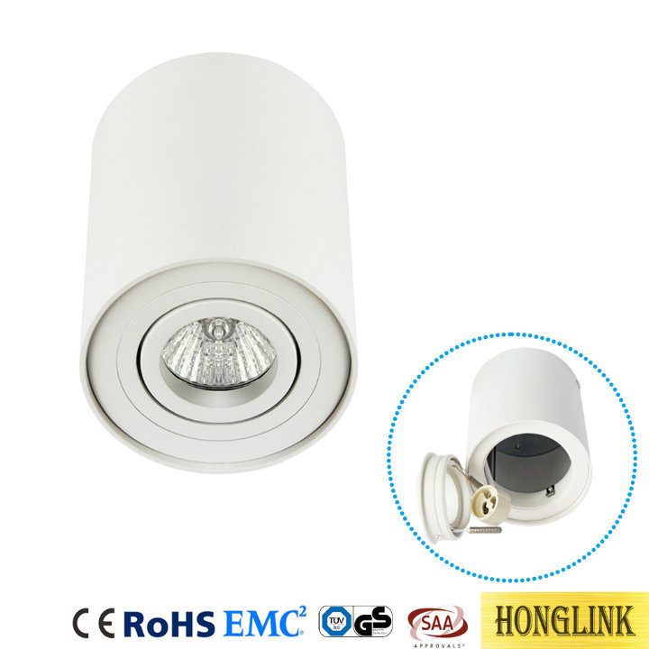 Adjustable Surface Mounted LED Down Light, Tilt GU10 LED Spot Light, Aluminum LED Ceiling Light