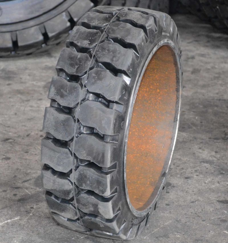 22X8X16 High Rubber Content Press-on Solid Tyre, Electric Forklift Tire Promotion