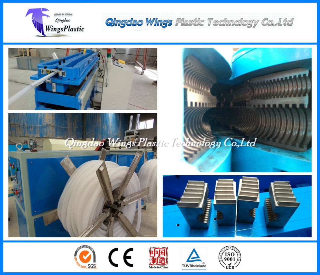 Nylon PA Cable Protector Sleeve Flexible Hose Production Line / PA Pipe Corrugator Machine