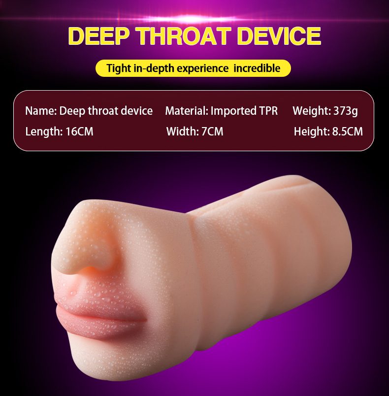 Sex Shop 3D Double Head Pussy Realistic Artificial Vagina Oral Sex Toy Male Masturbators Cup Adult Pussy Oral Sex Toys for Man