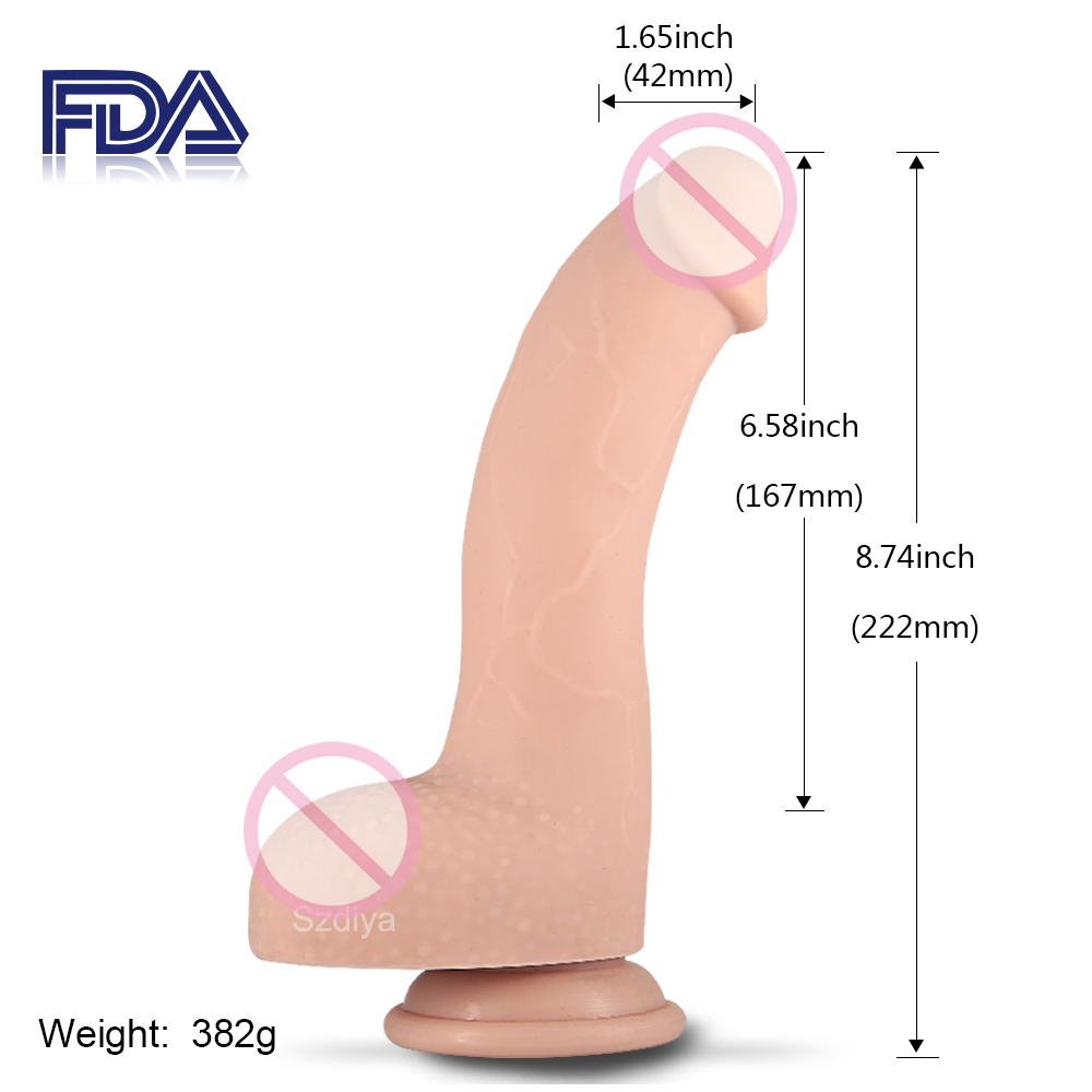 High Quality Women Dildo Adult Female Sex Toys (DYAST425A)