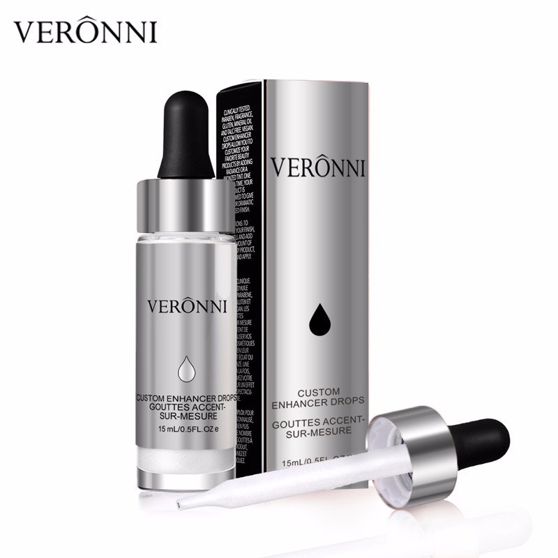 Veronni 6 Colors Shimmer and Shine Face Liquid Highlighter Makeup