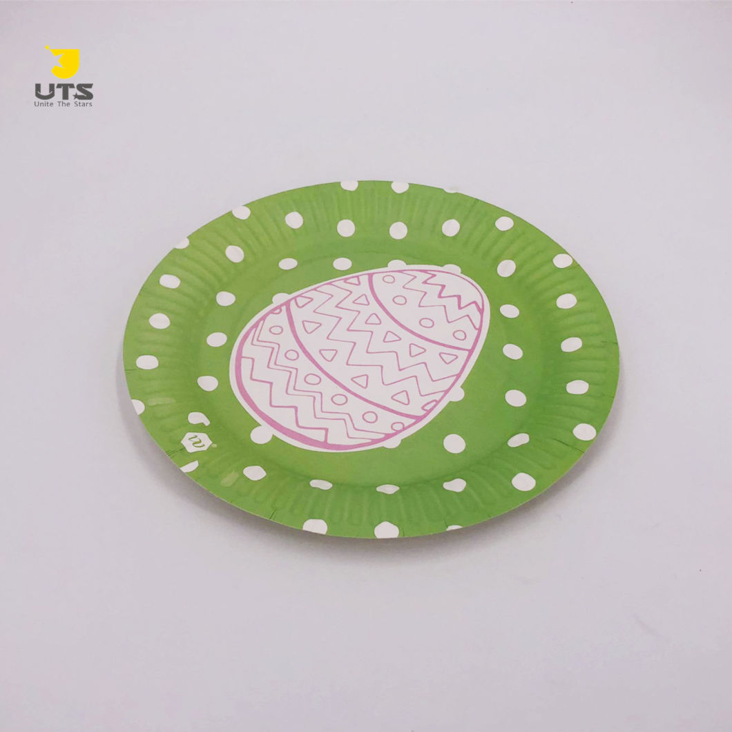 Custom Biodegradable Food Grade Paper Food Plates