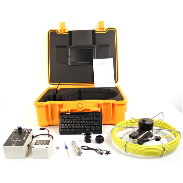 Sewer Leak Detection Inspection Equipment with 28mm Self Balance Camera