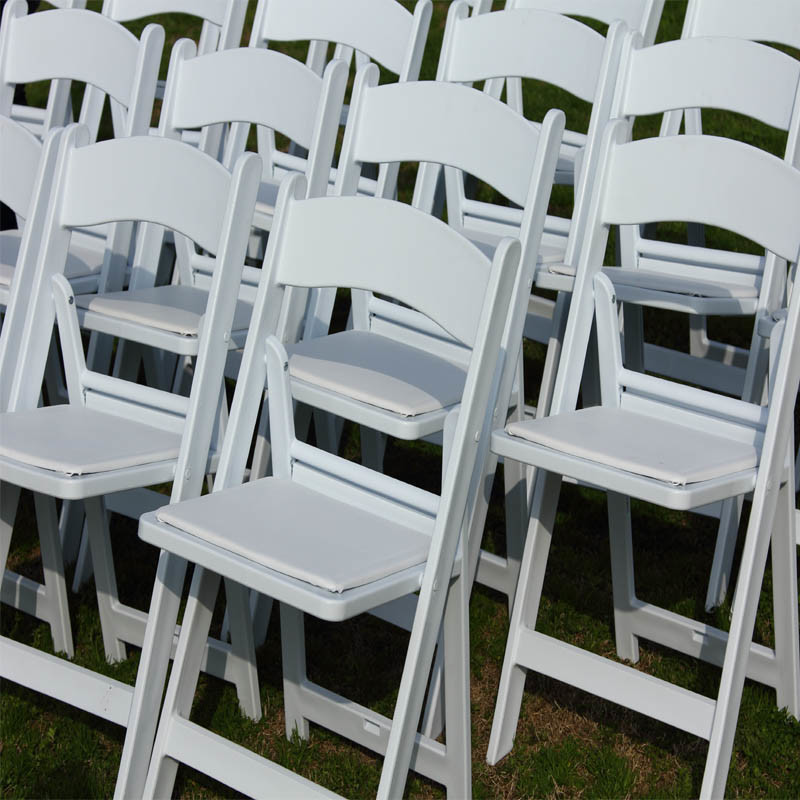 Outdoor Garden Plastic Folding Chair for Rental Events