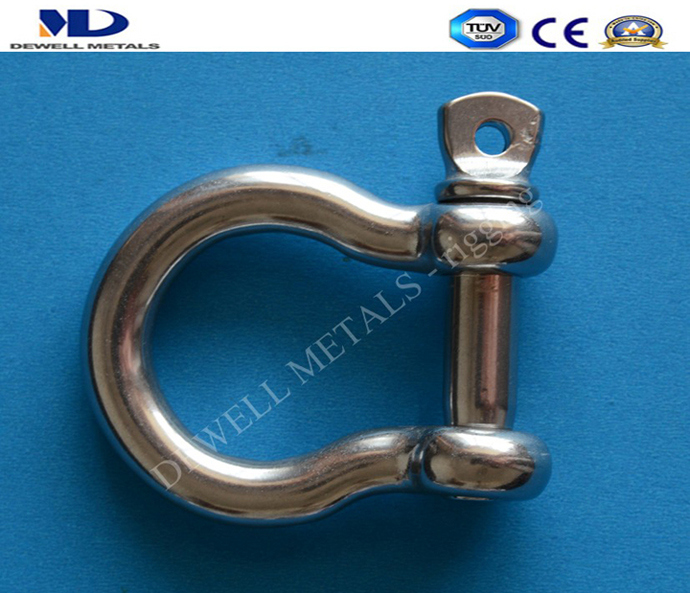 G210 Hot Dipped Galvanized Us Type Drop Forged Dee Shackle