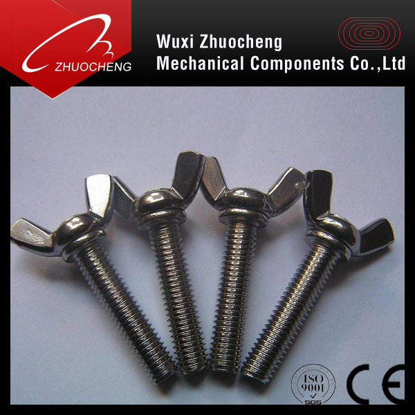 DIN316 Stainless Steel Full Thread Wing Nut Screw Bolt