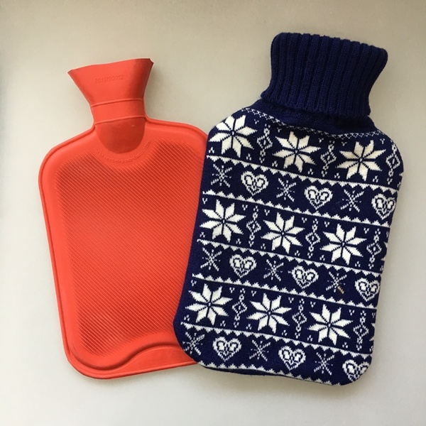 100% Acrylic knitted Cover with 2L Hot Water Bag