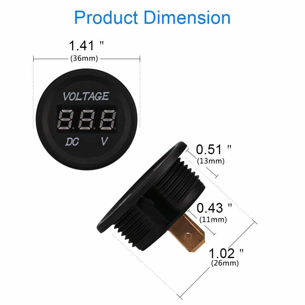 Meter LED Digital Display DC Voltmeter Voltage Meter