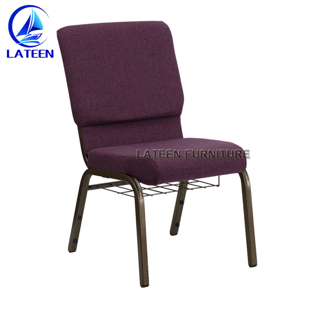 Factory Wholesale Metal Stackable Theater Conference Chairs (LT-M003)