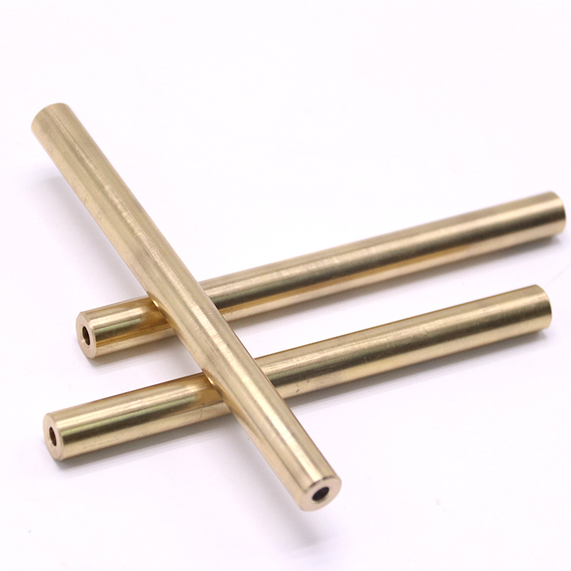 Custom 10mmx115mm Brass Parallel Metal Turned Parts Pins