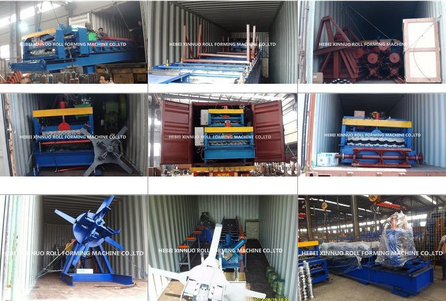 Stone Coated Steel Roof Tile Roll Forming Machine