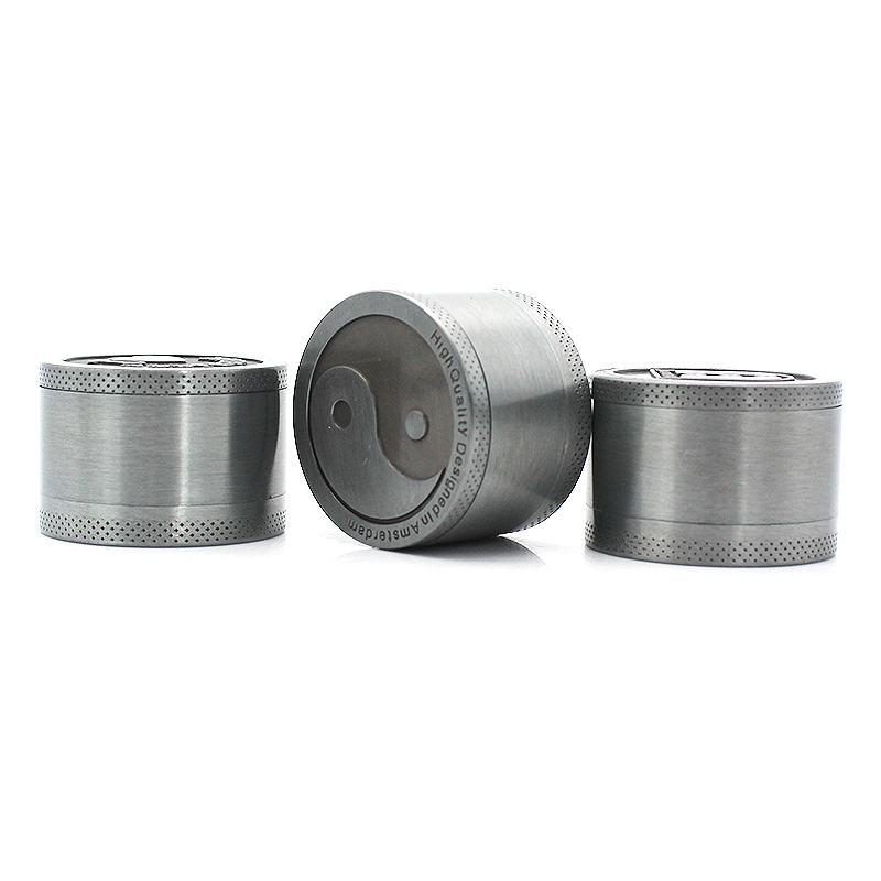 42mm Silver 4layers Zinc Alloy Herb Grinder