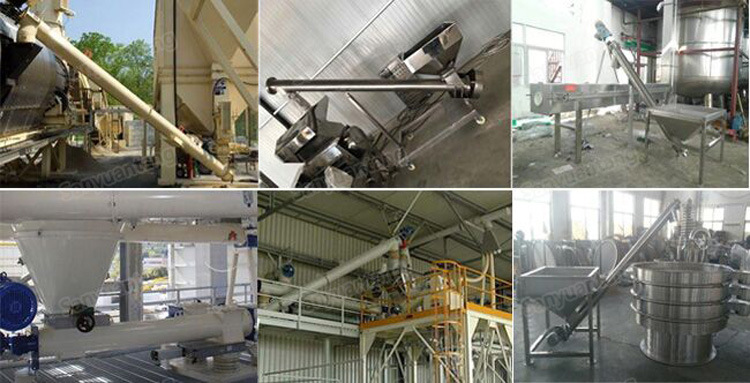 Sugar / Flour / Coffee / Malt / Powder Auger Screw Elevator Conveyors