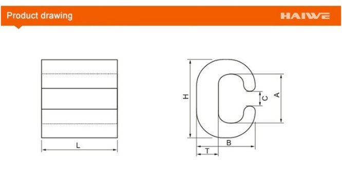 C Type Copper Wire Connecting Clamp Cable Earth Clamp