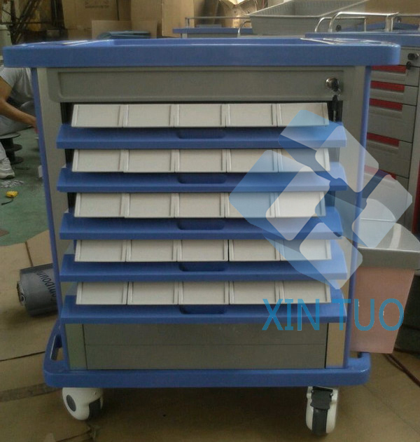 Medical Supply Hospital Product Nursing Server Cart / Medical Trolley