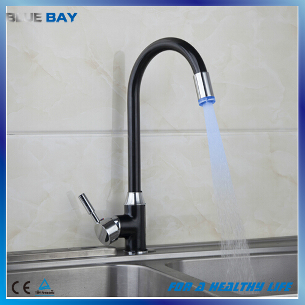 Black LED Kitchen Mixer with Ce Approval