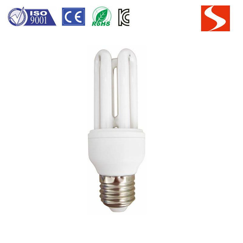Straight U Shape 3u 9W CFL Principle Energy Saving Lamp