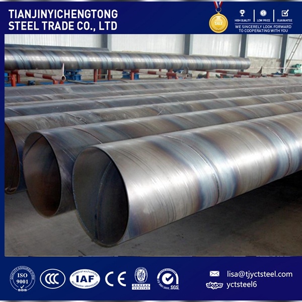 ERW Lasw SSAW Welded Steel Tube and Pipe S235 Ss400 X52