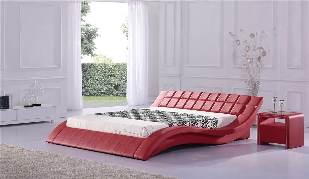 European Hotel Bedroom Furniture Upholstered Bed