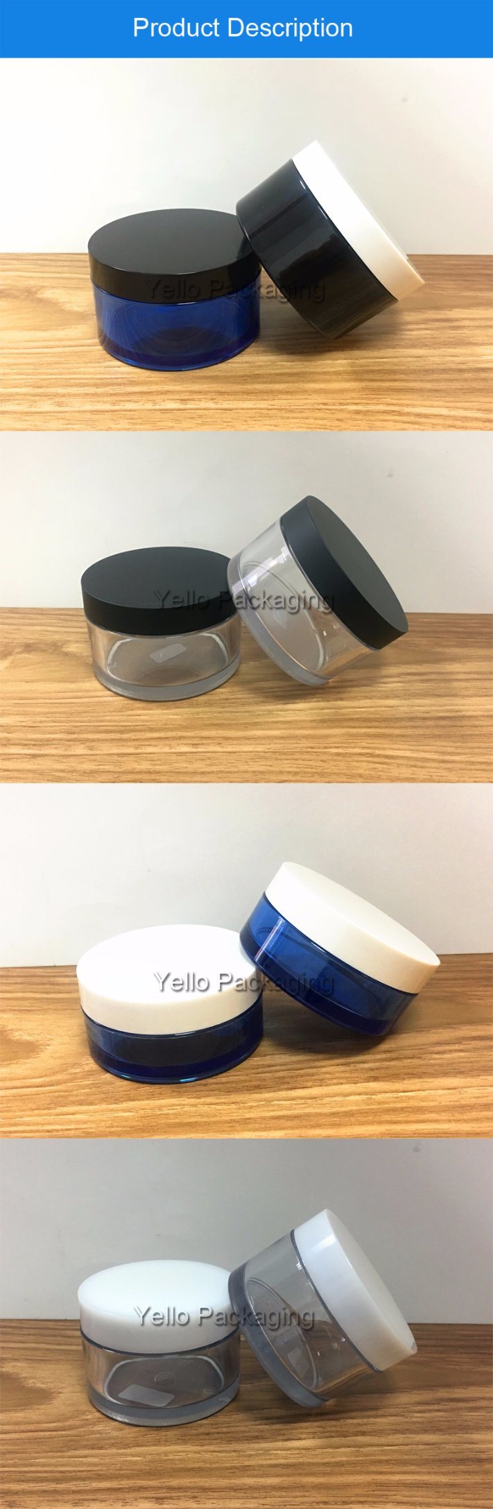 Empty Cosmetic Packaging Cream Jar Beauty Containers